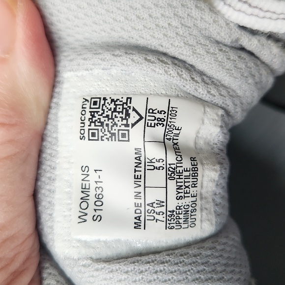 NWOT Saucony Cohesion XT600 Grey Women's Running Shoes Size 7.5W - Picture 6 of 10